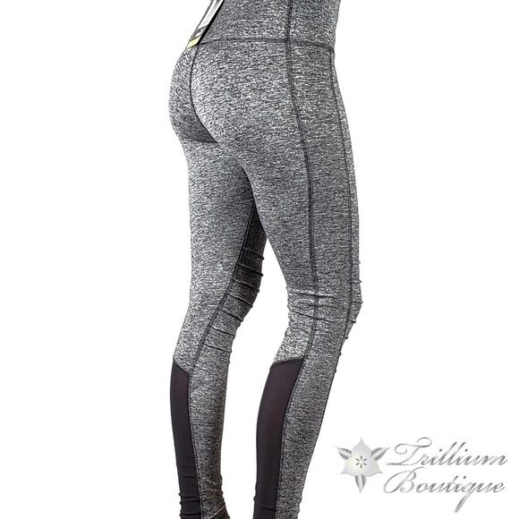 Puma Womens Moto Tight Dark Gray Heather - Picture 5 of 9